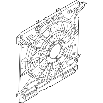 Ford L1MZ-8C607-B Fan Module