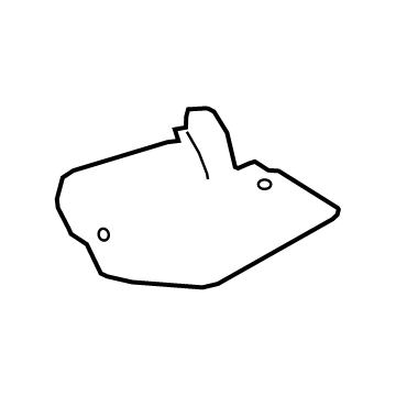 Nissan 14718-6CA0A Plate Assembly-Heat Shield