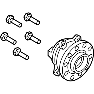 Hyundai 51750-B1200 Front Wheel Hub Assembly