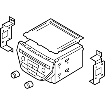 Hyundai 96170-2MAD0-YHG Audio Assembly