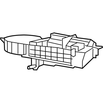 GM 89018757 Case, Heater & A/C Evaporator & Blower Lower