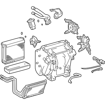 Lexus 87050-60012 Radiator Assy, Air Conditioner