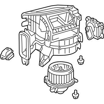 Toyota 87130-35151 Blower Assembly