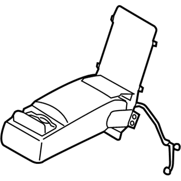 Kia 899003R520GXR Rear Seat Back Armrest Assembly