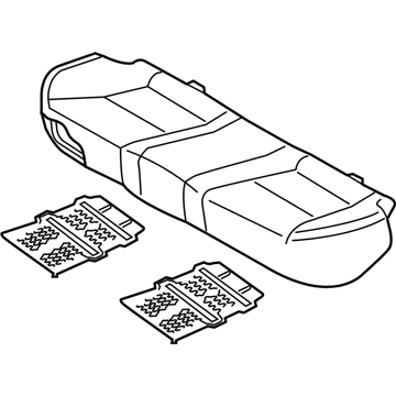 Kia 896003R440GXU Cushion Assembly-Rear Seat