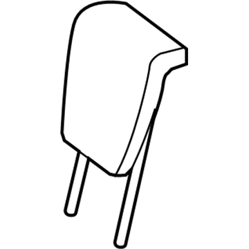 Nissan 86480-4BA0A Head Rest-3RD Seat
