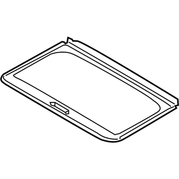 Hyundai 81666-0U000-8M Sunshade Assembly-Sunroof
