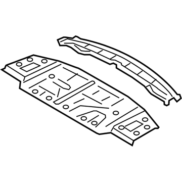 BMW 41-00-7-294-970 Partition, Luggage Compartment, Top