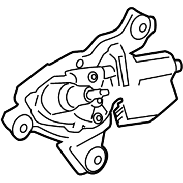 Toyota 85130-74020 Rear Motor