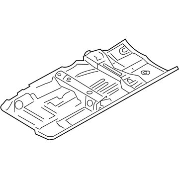 Infiniti G4321-4GAMA Floor-Front, LH