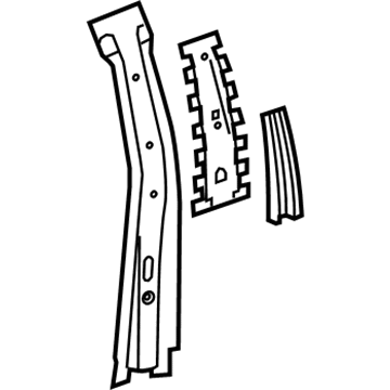GM 20907209 Inner Center Pillar