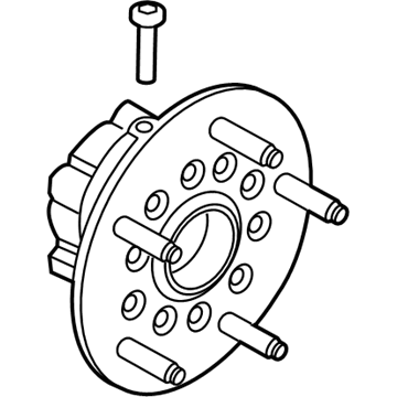 Ford LK4Z-1104-F HUB ASY - WHEEL