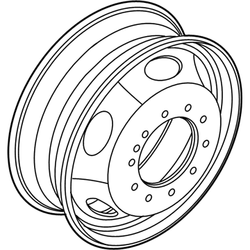 Ford 8C3Z-1015-K Wheel, Steel