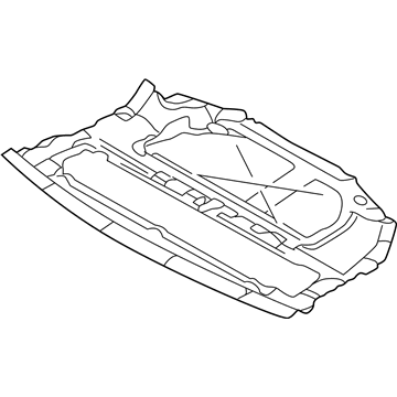 BMW 51-71-8-150-223 Engine Compartment Screening, Front