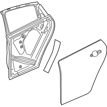 GM 84103473 Door Shell