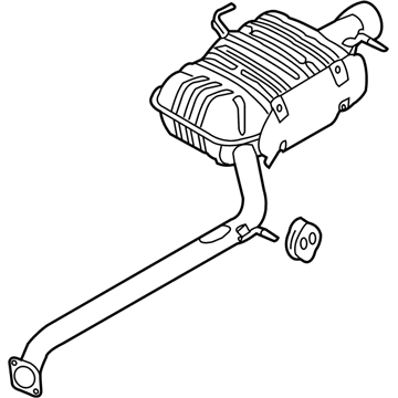 Kia 287001D280 Main Muffler Assembly