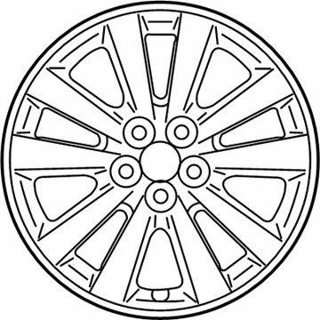 Toyota 42611-02A10 Rim, Wheel