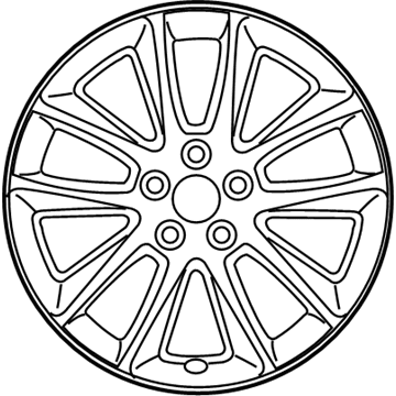 Toyota 42611-02A50 Wheel, Alloy