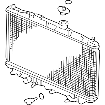 Honda 19010-RAA-A02 Radiator (Valeo)