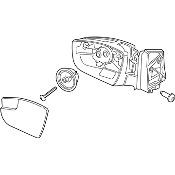 Ford CJ5Z-17683-CA Mirror Assembly