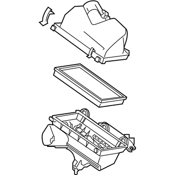 Nissan 16500-JA11A Air Cleaner