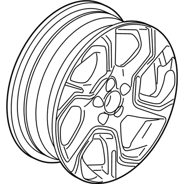 Honda 42700-TLA-A63 W-DISK (18X7 1/2J)