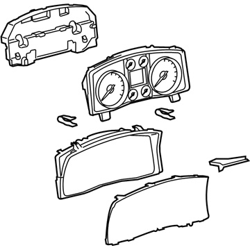 Lexus 83800-60F72 Meter Assy, Combination