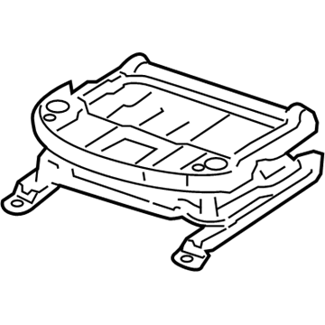 Nissan 87351-9N24B Frame Assembly-Front Seat Cushion