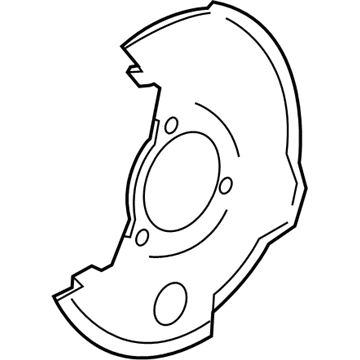 GM 25884778 Shield-Front Brake