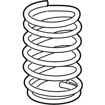 Honda 52446-TR7-A02 Spring, Left Rear