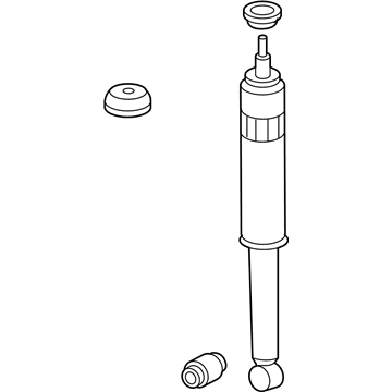 Honda 52610-TR0-A02 Shock Absorber Assembly, Rear