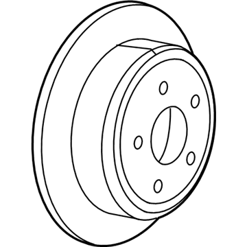 Mopar 52129250AA Rear Brake Rotor