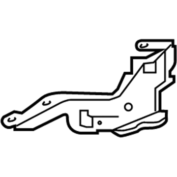 Lexus 53420-0E180 Hinge Assembly, Hood, LH