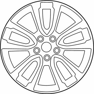 Nissan 40300-9UF8A Aluminum Wheel