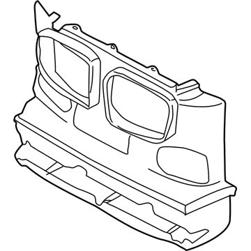 BMW 51-71-2-498-939 Front Air Duct