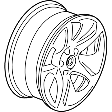 BMW 36-10-6-794-683 Alloy Rim Left