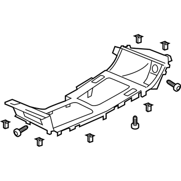 Honda 77297-T2F-A02ZA Panel Con*NH863L*