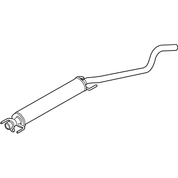 GM 13244456 Exhaust Muffler (W/Exhaust Pipe)