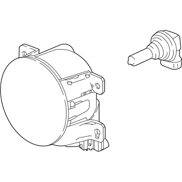 Honda 33900-T6Z-A01 Light Assembly, R Frfog