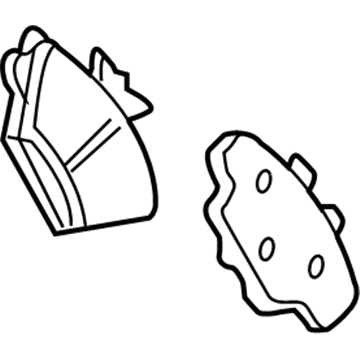 Ford 5U2Z-2V001-J Front Pads