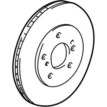 Acura 45251-SL0-030 Disk, Front Brake