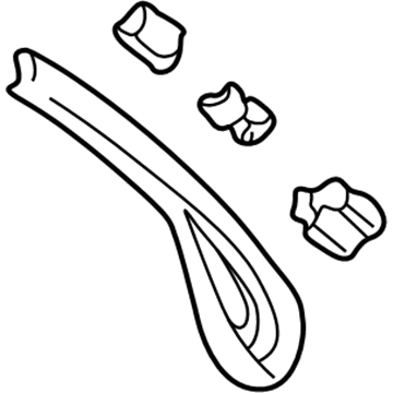 Honda 72920-S84-A01 Molding, R. RR. Pillar