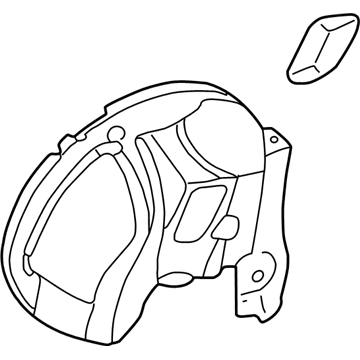 Mopar 4580194AE Shield-WHEELHOUSE