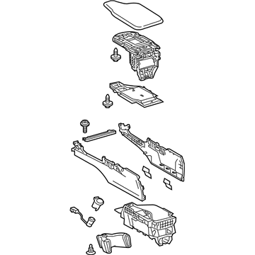 Lexus 58810-24180-C3 Box Assembly, Console