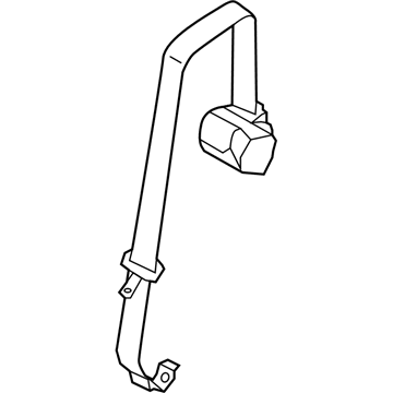 Ford DT1Z-17611B68-BB Center Seat Belt