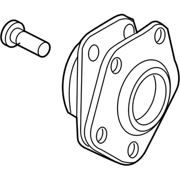Nissan 40202-5SA1A Hub Assembly Road Wheel