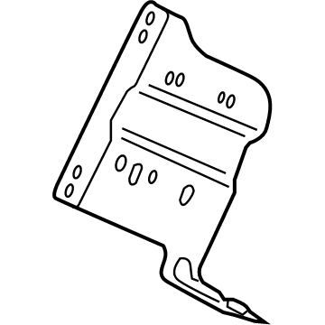 Honda 77255-SNA-A00 Bracket, Radio (Passenger Side)