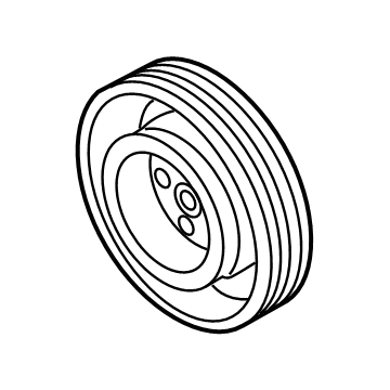 Ford HX7Z-6B321-A Pulley