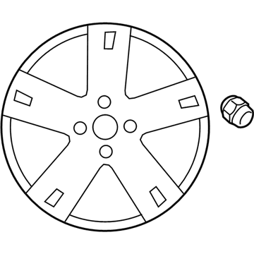 GM 96653139 Wheel Cover