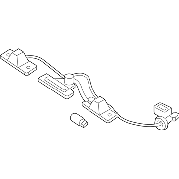 Hyundai 92501-B8010 Lamp Assembly-License Plate